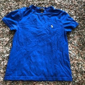 Kids small Royal Blue polo t shirt